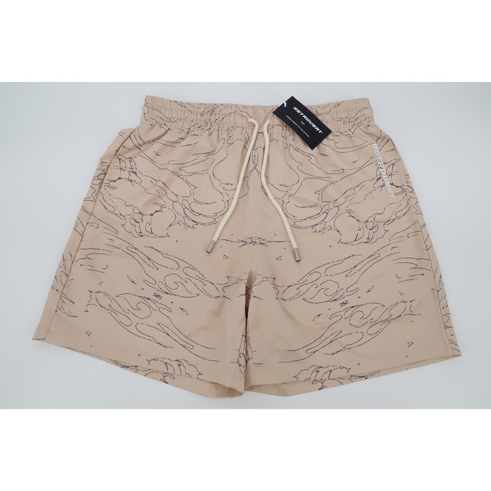 Retrovert Shorts Men's Medium Flames Riot 2024 Streetwear‎ NEW NWT
